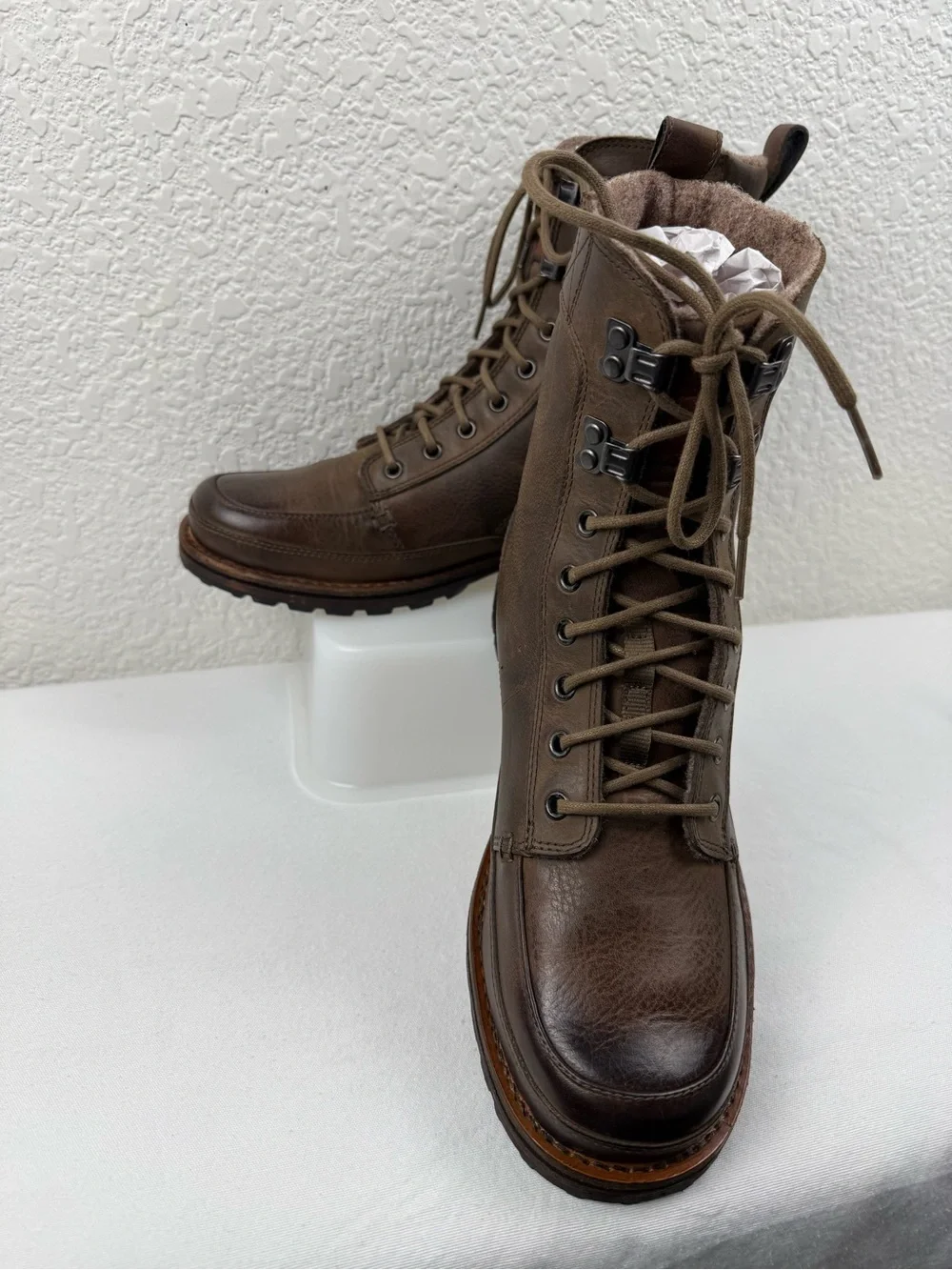 Sorel | Leather Moc Toe Lace-Up Boots Brown | Men's 9.5